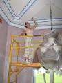 Prepping ceiling for Lime Plaster and Fresco detail